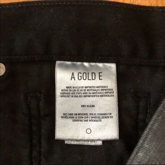 AGOLDE NWOT Women's Jeanette Mini Skirt In Coated Black Size 32 - Picture 10 of 11